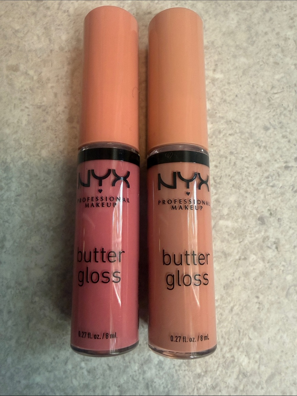 NYX Butter Gloss - Fortune Cookie & Crème Brûlée Lip Glosses